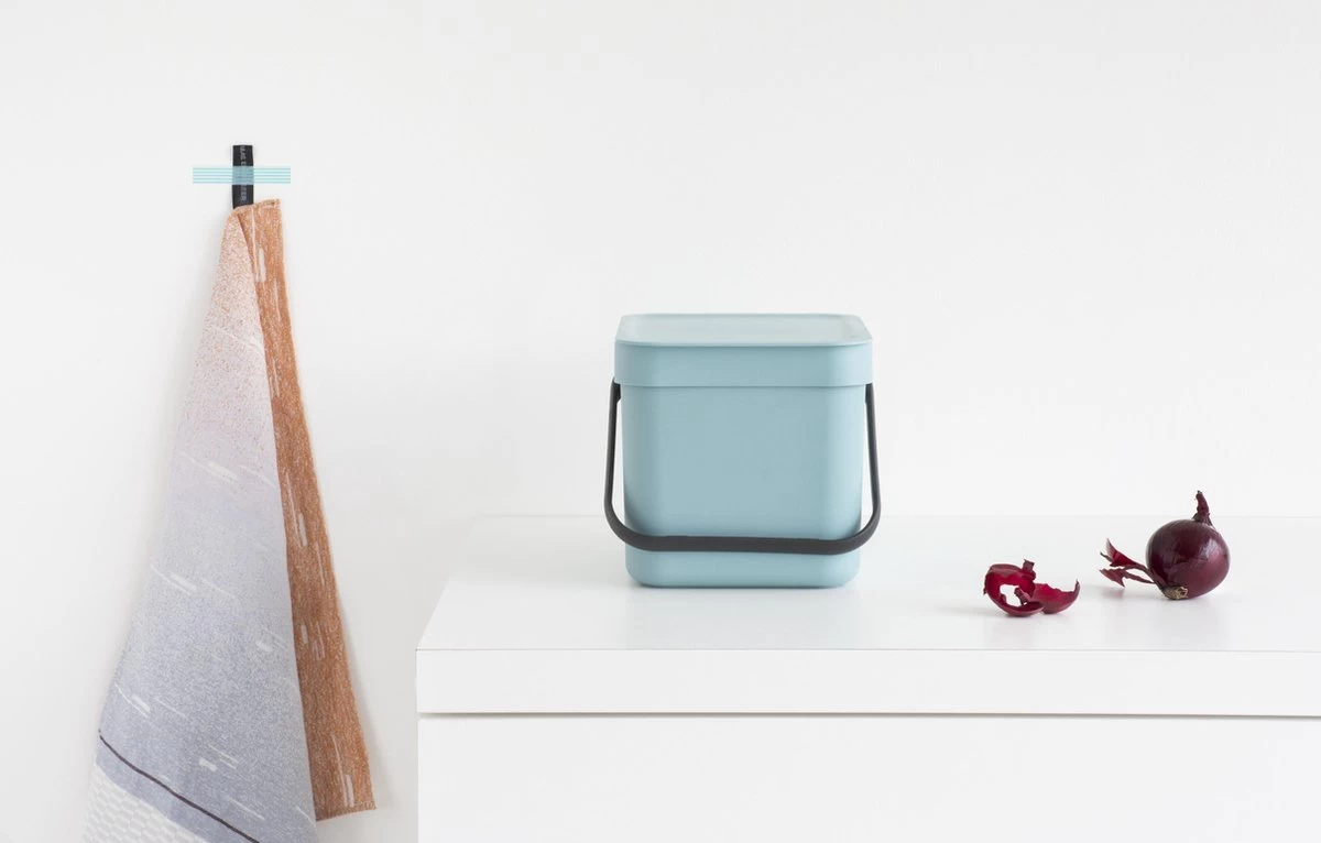 Brabantia Sort & Go Prullenbak - 6 L - Mint 11 Brabantia Sort & Go Prullenbak - 6 L - Mint - Afbeelding 9