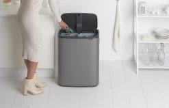 Brabantia Bo Touch Bin Prullenbak - 2 X 30 L - Platinum -Brabantia 1200x766 2