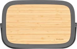 Brabantia Nic Broodtrommel - Met Bamboe Deksel - Dark Grey -Brabantia 1200x766 24