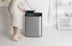 Brabantia Bo Touch Bin Prullenbak - 2 X 30 L - Matt Steel Fingerprint Proof -Brabantia 1200x766 6