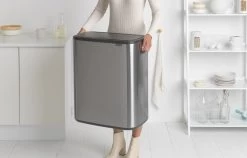 Brabantia Bo Touch Bin Prullenbak - 2 X 30 L - Matt Steel Fingerprint Proof -Brabantia 1200x766 9