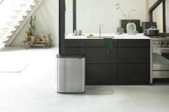 Brabantia Bo Touch Bin Prullenbak - 2 X 30 L - Matt Steel Fingerprint Proof -Brabantia 1200x799 22