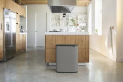Brabantia Bo Touch Bin Prullenbak - 2 X 30 L - Mineral Concrete Grey 30 Brabantia Bo Touch Bin Prullenbak - 2 X 30 L - Mineral Concrete Grey -Brabantia 1200x799 24