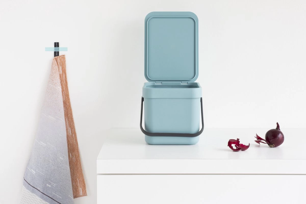 Brabantia Sort & Go Prullenbak - 6 L - Mint 8 Brabantia Sort & Go Prullenbak - 6 L - Mint - Afbeelding 6