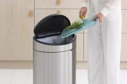 Brabantia Touch Bin Prullenbak - 40 L - Matt Steel Fingerprint Proof -Brabantia 1200x799 40