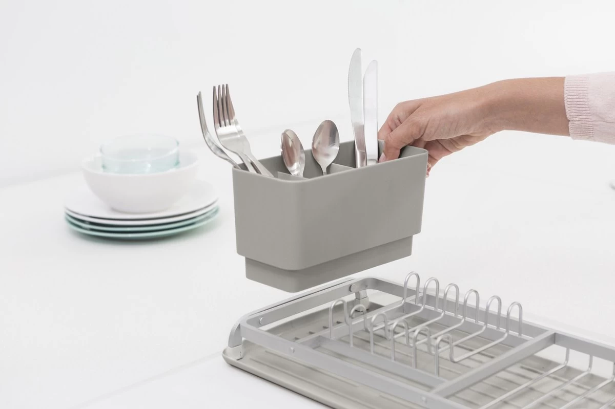 Brabantia SinkSide Afdruiprek Compact - Mid Grey 6 Brabantia SinkSide Afdruiprek Compact - Mid Grey - Afbeelding 5