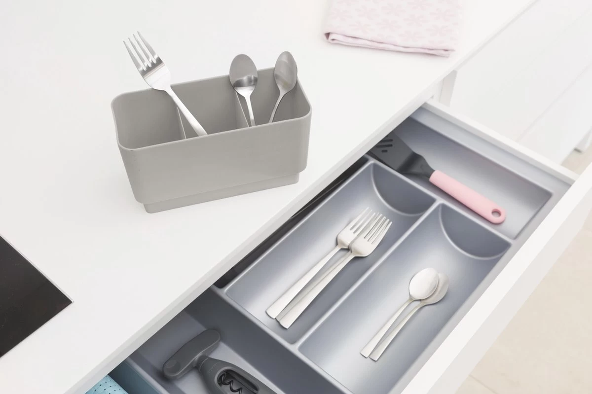 Brabantia SinkSide Afdruiprek Compact - Mid Grey 7 Brabantia SinkSide Afdruiprek Compact - Mid Grey - Afbeelding 6