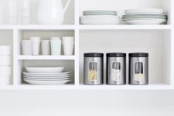 Brabantia Voorraadbus - 1,4 L - Matt Steel Fingerprint Proof / Matt Black Deksel - Met Venster 17 Brabantia Voorraadbus - 1,4 L - Matt Steel Fingerprint Proof / Matt Black Deksel - Met Venster -Brabantia 1200x800 128