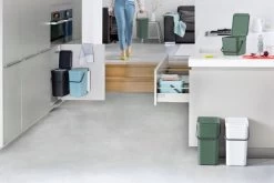 Brabantia Sort & Go Aanrecht Afvalbakje - 3 L - Fir Green -Brabantia 1200x800 48