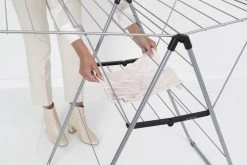 Brabantia HangOn Droogrek Inklapbaar - 25 Meter - Metallic Grey -Brabantia 1200x800 90