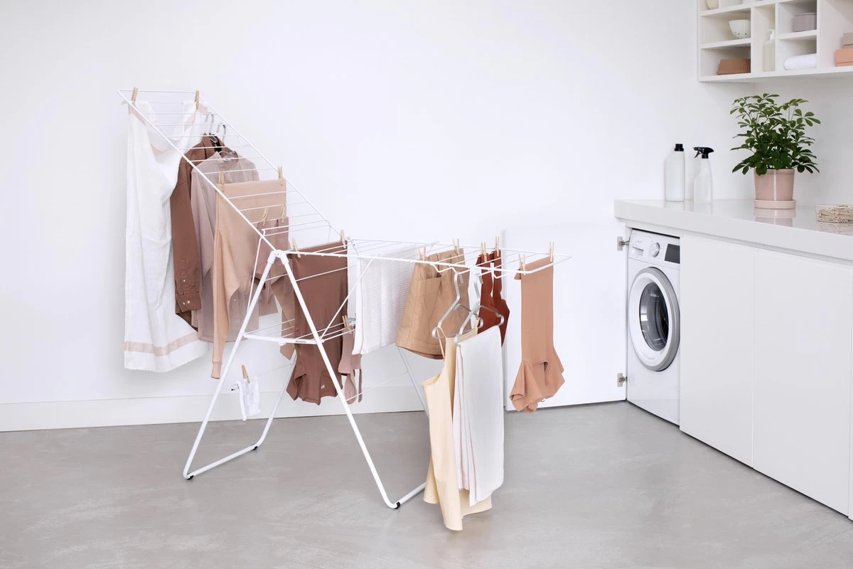 Brabantia HangOn Droogrek Inklapbaar - 25 Meter - White 8 Brabantia HangOn Droogrek Inklapbaar - 25 Meter - White - Afbeelding 6