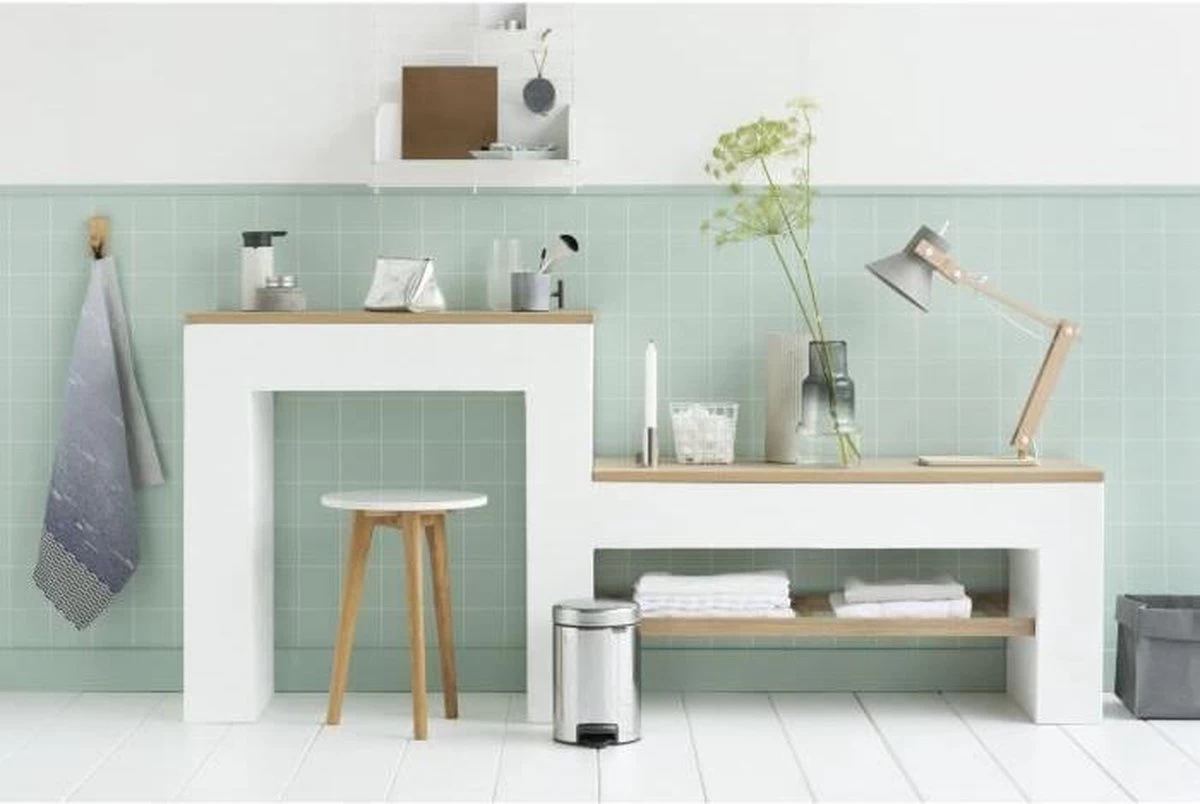 Brabantia NewIcon Prullenbak - 3 L - Brilliant Steel 4 Brabantia NewIcon Prullenbak - 3 L - Brilliant Steel - Afbeelding 2
