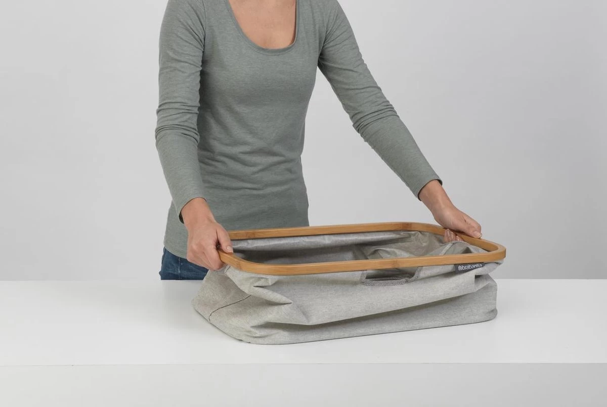 Brabantia Opvouwbare Wasmand - 40 L - Grey 8 Brabantia Opvouwbare Wasmand - 40 L - Grey - Afbeelding 6