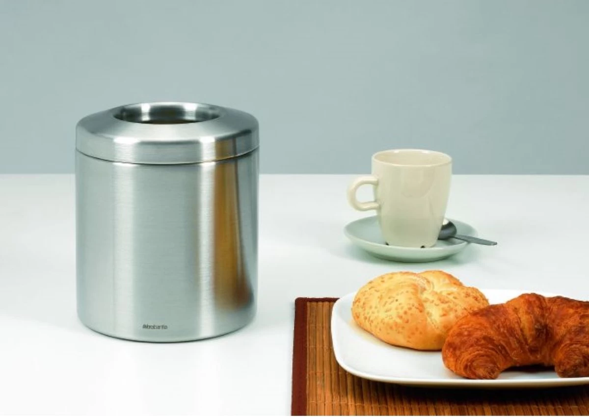 Brabantia Tafelafvalbakje - 2.3 L - Matt Steel 8 Brabantia Tafelafvalbakje - 2.3 L - Matt Steel - Afbeelding 6