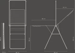 Brabantia HangOn Droogrek Inklapbaar - 25 Meter - Met Stang - Matt Black 35 Brabantia HangOn Droogrek Inklapbaar - 25 Meter - Met Stang - Matt Black -Brabantia 1200x855
