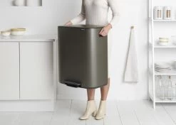 Brabantia Bo Prullenbak - 60 L - Platinum -Brabantia 1200x857