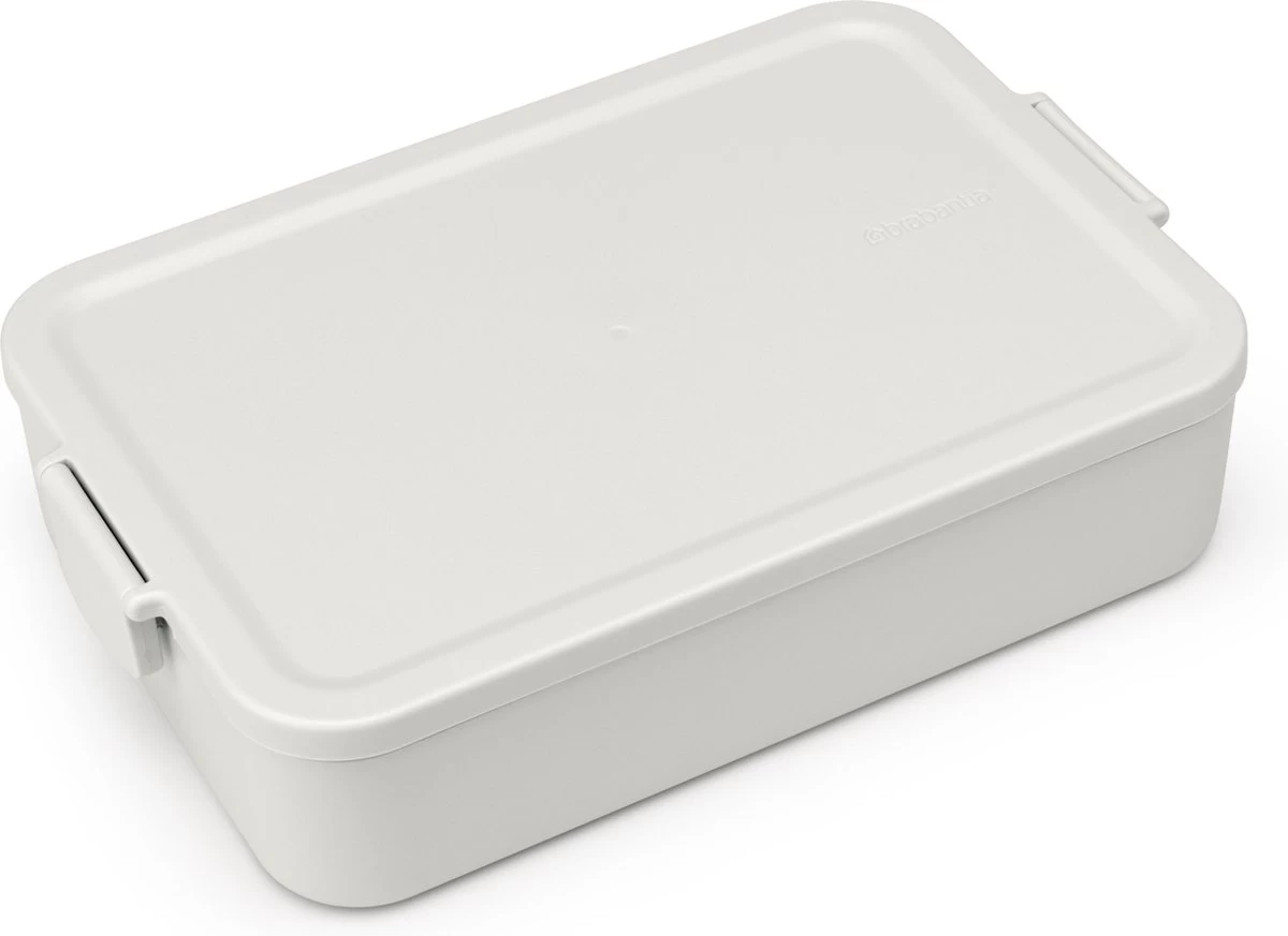 Brabantia Make & Take Bento Lunchbox Incl Bentobox - Large - Kunststof - Light Grey 8 Brabantia Make & Take Bento Lunchbox Incl Bentobox - Large - Kunststof - Light Grey - Afbeelding 6