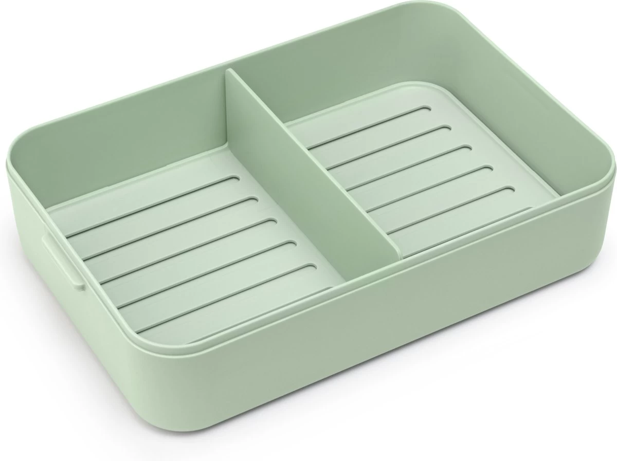 Brabantia Make & Take Bento Lunchbox Incl Bentobox- Large - Kunststof - Jade Green 17 Brabantia Make & Take Bento Lunchbox Incl Bentobox- Large - Kunststof - Jade Green - Afbeelding 15