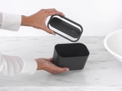 Brabantia MindSet Badkamer Afvalbakje - Dark Grey -Brabantia 1200x898