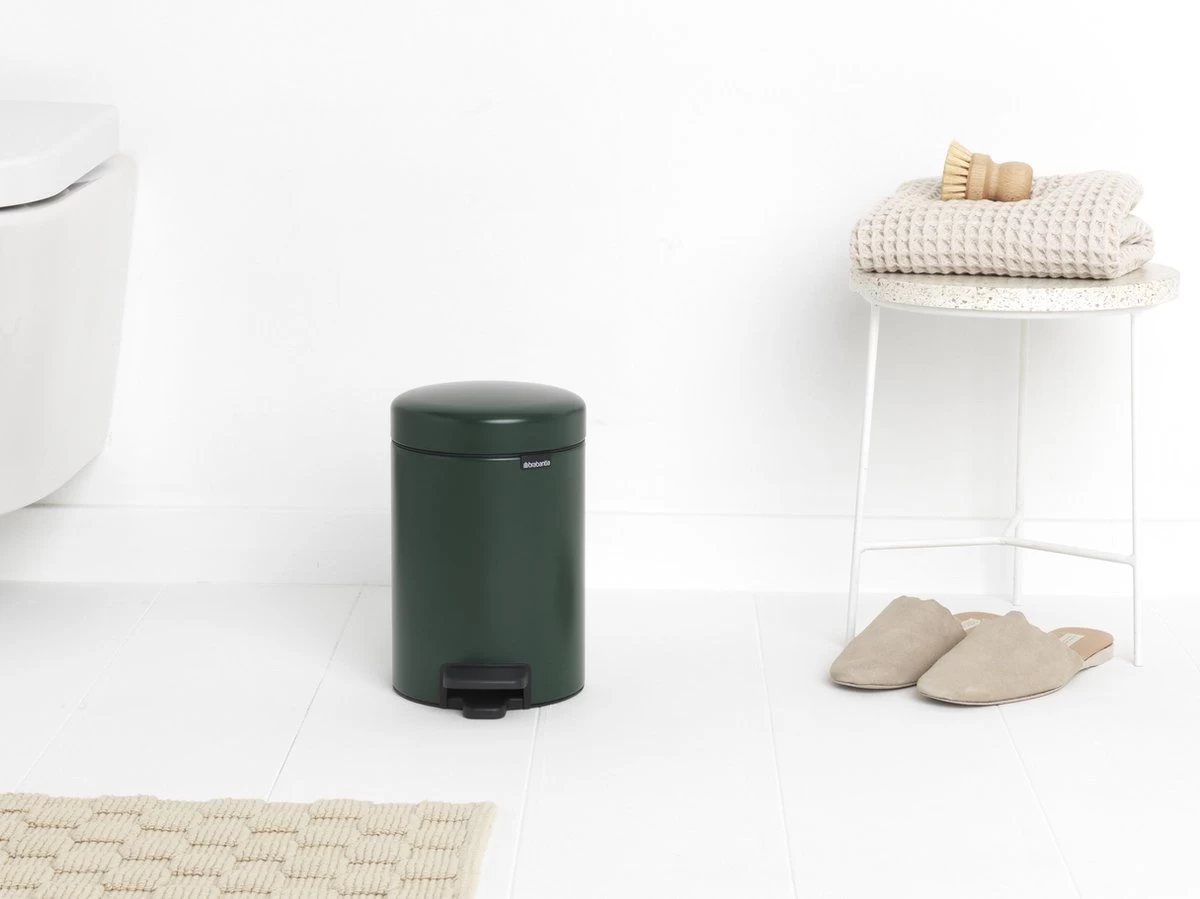 Brabantia NewIcon Prullenbak - 3 L - Pine Green 5 Brabantia NewIcon Prullenbak - 3 L - Pine Green - Afbeelding 3