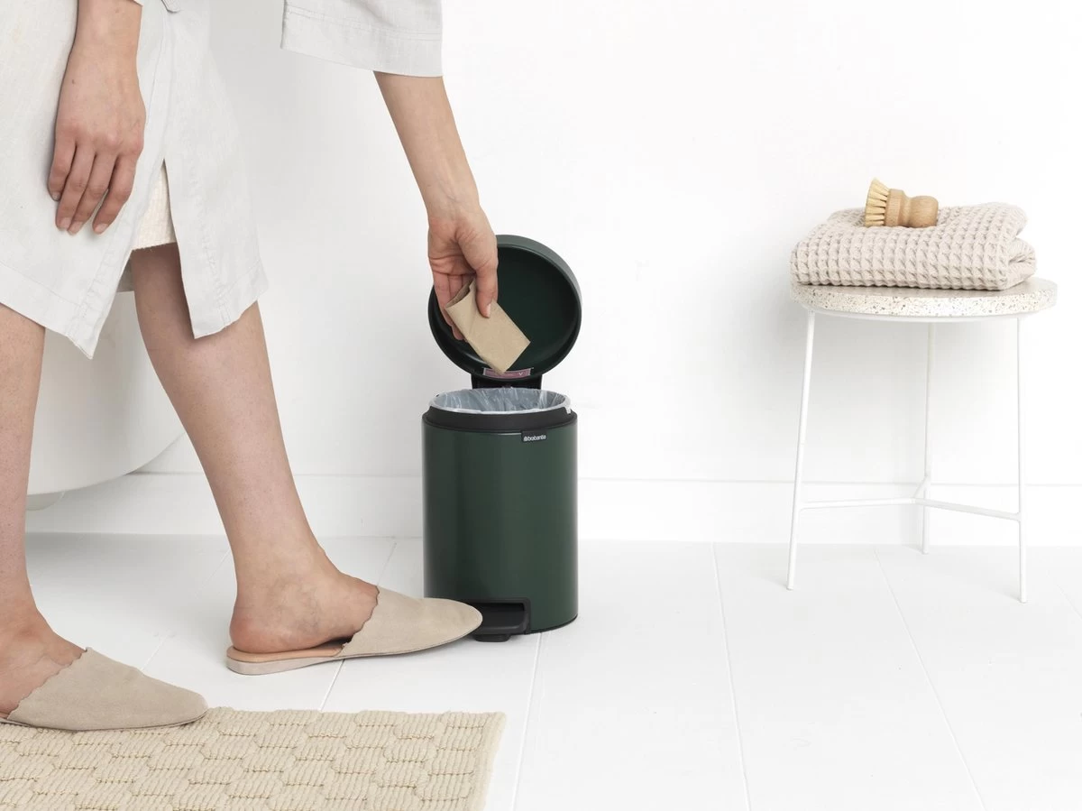 Brabantia NewIcon Prullenbak - 3 L - Pine Green 15 Brabantia NewIcon Prullenbak - 3 L - Pine Green - Afbeelding 13