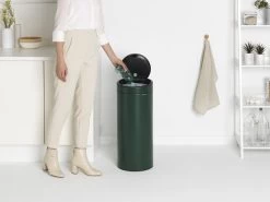 Brabantia Touch Bin Prullenbak - 30 L - Pine Green -Brabantia 1200x899 3