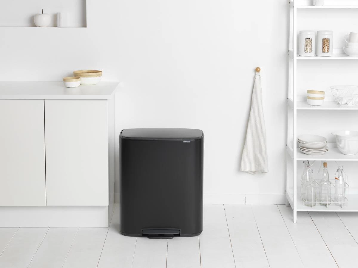 Brabantia Bo Prullenbak - 60 L - Matt Black 7 Brabantia Bo Prullenbak - 60 L - Matt Black - Afbeelding 5