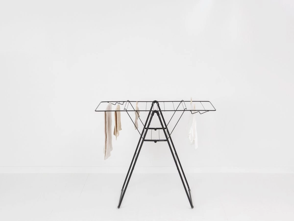 Brabantia HangOn Droogrek Inklapbaar - 15 Meter - Matt Black 11 Brabantia HangOn Droogrek Inklapbaar - 15 Meter - Matt Black - Afbeelding 9