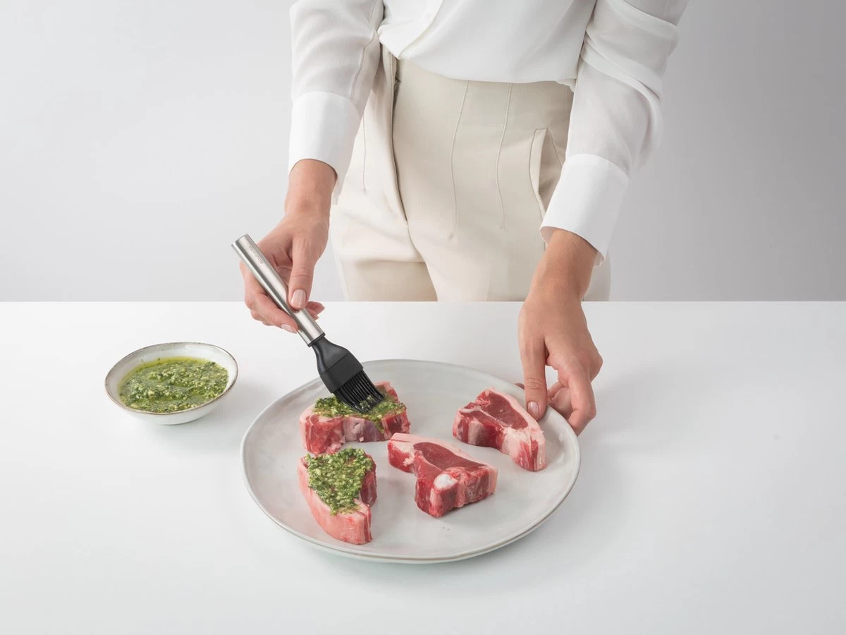 Brabantia Profile Bakborsteltje - Anti-aanbak - RVS 5 Brabantia Profile Bakborsteltje - Anti-aanbak - RVS - Afbeelding 3