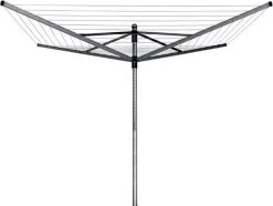 Brabantia Lift-O-Matic Droogmolen Met Grondanker - 50 M - Metallic Grey 27 Brabantia Lift-O-Matic Droogmolen Met Grondanker - 50 M - Metallic Grey -Brabantia 1200x905