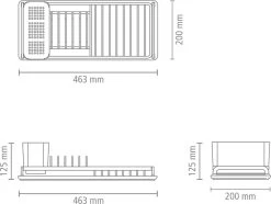 Brabantia SinkSide Afdruiprek Compact - Mid Grey 18 Brabantia SinkSide Afdruiprek Compact - Mid Grey -Brabantia 1200x906