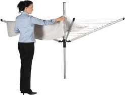 Brabantia Lift-o-Matic Advance Droogmolen Met Kunststof Betonanker, Beschermhoes En Wasknijpertasje - 50 M - Zilvergrijs 38 Brabantia Lift-o-Matic Advance Droogmolen Met Kunststof Betonanker, Beschermhoes En Wasknijpertasje - 50 M - Zilvergrijs -Brabantia 1200x911