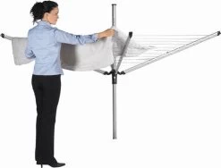 Brabantia Lift-O-Matic Droogmolen Met Grondanker En Beschermhoes - 60 M - Metallic Grey 32 Brabantia Lift-O-Matic Droogmolen Met Grondanker En Beschermhoes - 60 M - Metallic Grey -Brabantia 1200x913