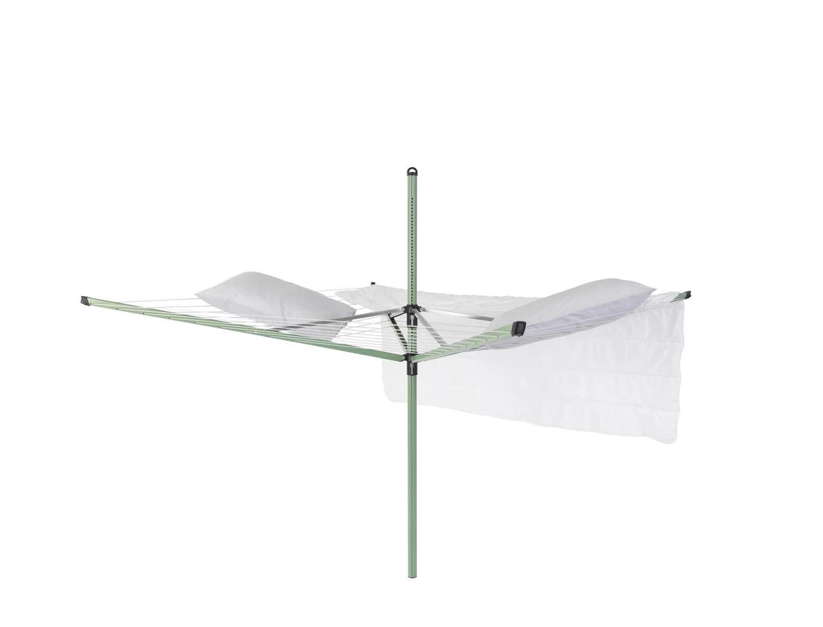 Brabantia Lift-O-Matic Droogmolen Met Grondanker - 50 M - Leaf Green 6 Brabantia Lift-O-Matic Droogmolen Met Grondanker - 50 M - Leaf Green - Afbeelding 4