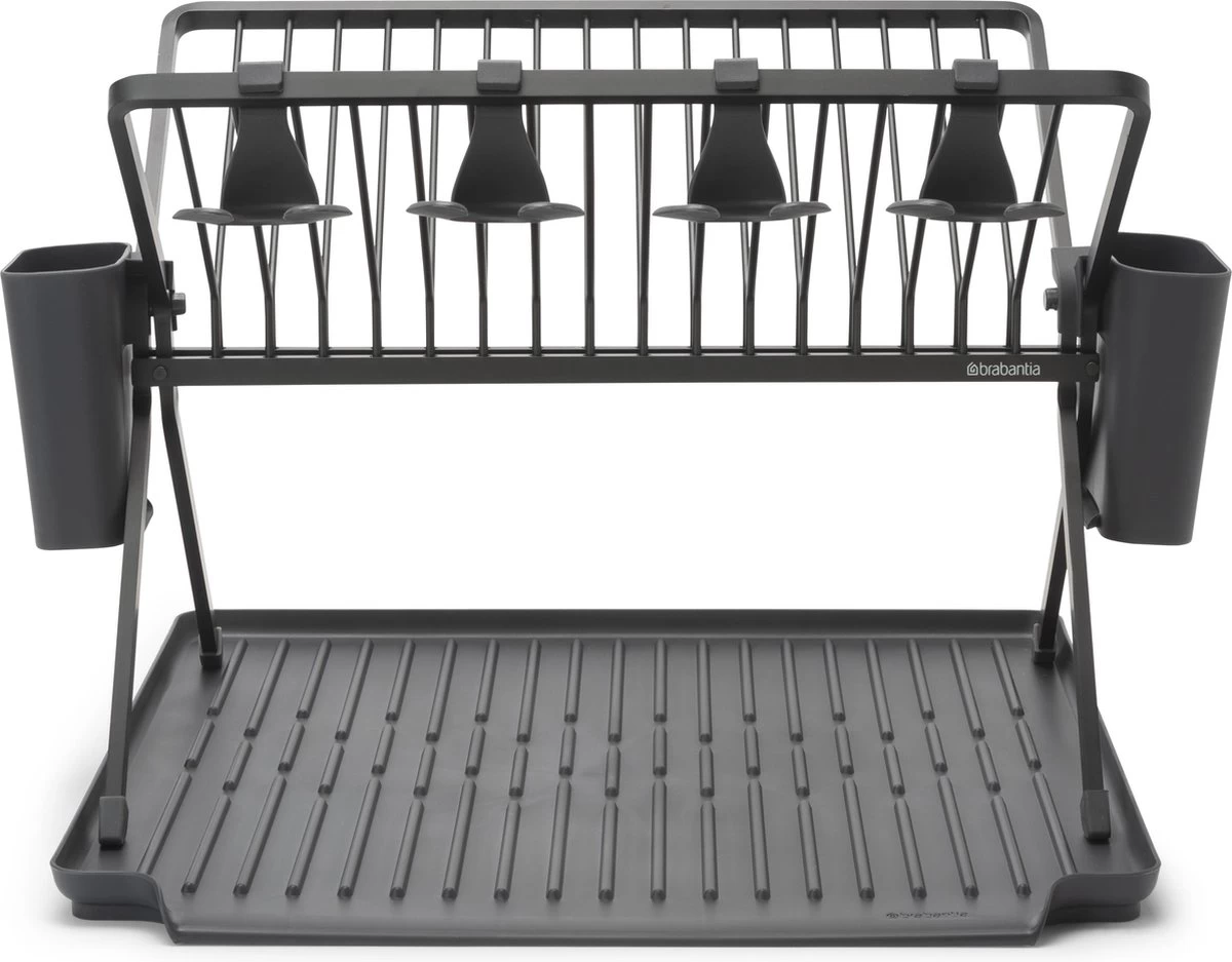 Brabantia SinkSide Afdruiprek - Inklapbaar - Dark Grey 3 Brabantia SinkSide Afdruiprek - Inklapbaar - Dark Grey - Afbeelding 2