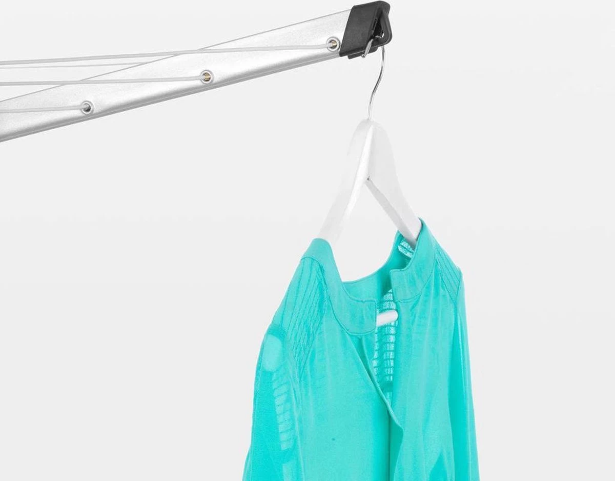 Brabantia Lift-O-Matic Droogmolen Met Grondanker - 50 M - Metallic Grey 5 Brabantia Lift-O-Matic Droogmolen Met Grondanker - 50 M - Metallic Grey - Afbeelding 3