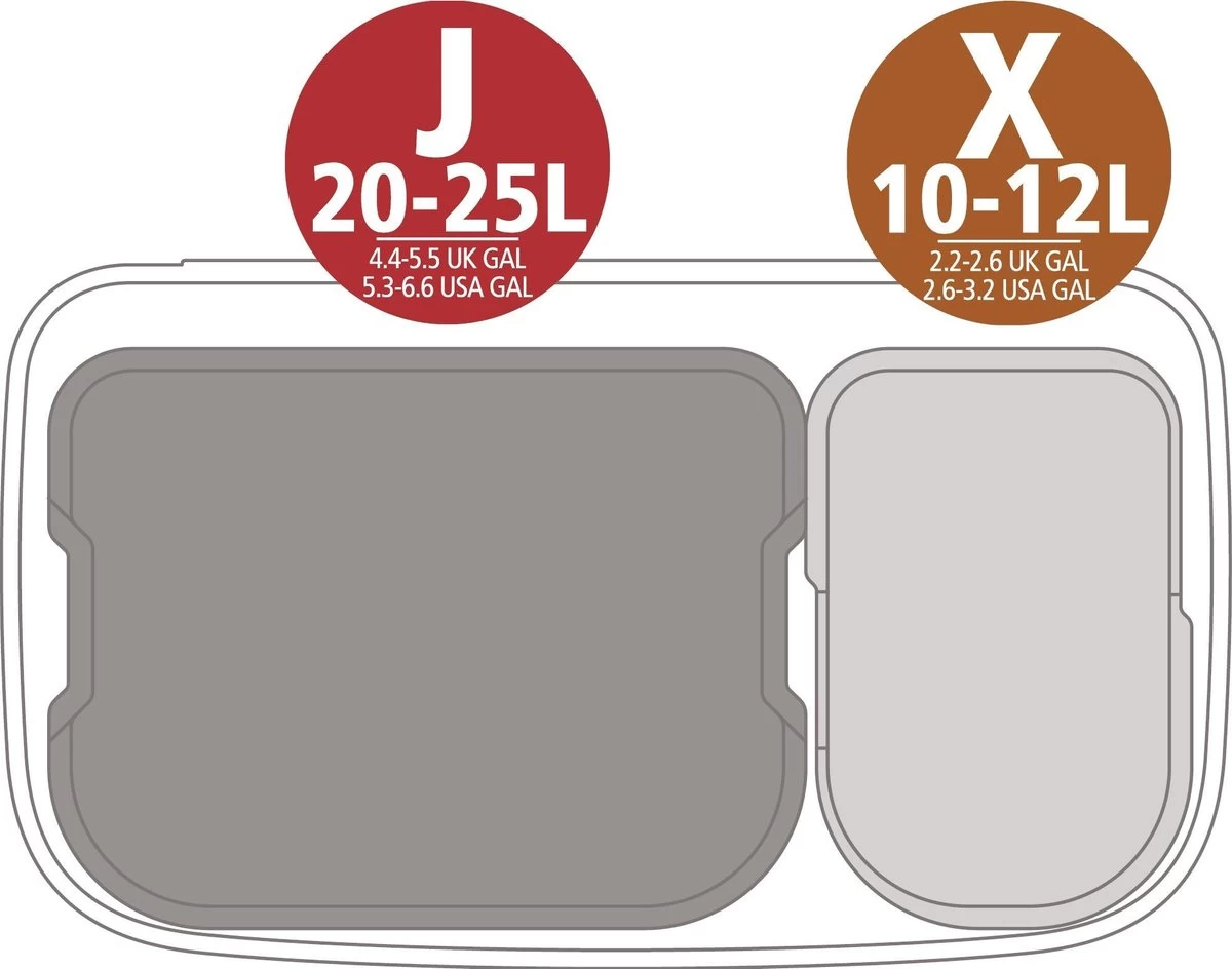 Brabantia Afvalemmer Bo Touch Bin Pine Green, 11 + 23 L 13 Brabantia Afvalemmer Bo Touch Bin Pine Green, 11 + 23 L - Afbeelding 11