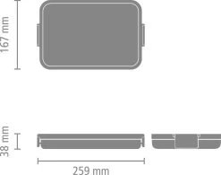 Brabantia Make & Take Lunchbox - Plat - Kunststof - Jade Green 14 Brabantia Make & Take Lunchbox - Plat - Kunststof - Jade Green -Brabantia 1200x949