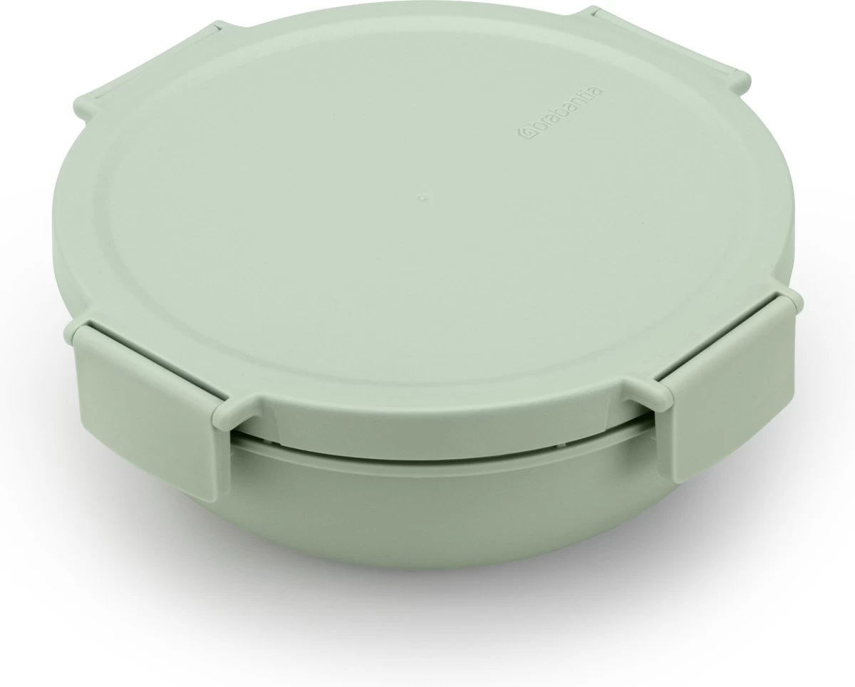 Brabantia Make & Take Salade Lunchbox - 1,3 L - Kunststof - Jade Green 4 Brabantia Make & Take Salade Lunchbox - 1,3 L - Kunststof - Jade Green - Afbeelding 2