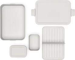 Brabantia Make & Take Bento Lunchbox Incl Bentobox - Large - Kunststof - Light Grey 24 Brabantia Make & Take Bento Lunchbox Incl Bentobox - Large - Kunststof - Light Grey -Brabantia 1200x965 2