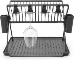 Brabantia SinkSide Afdruiprek - Inklapbaar - Dark Grey 16 Brabantia SinkSide Afdruiprek - Inklapbaar - Dark Grey -Brabantia 1200x969 2