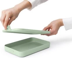 Brabantia Make & Take Lunchbox - Plat - Kunststof - Jade Green 19 Brabantia Make & Take Lunchbox - Plat - Kunststof - Jade Green -Brabantia 1200x969