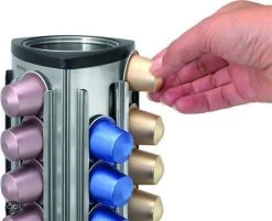 Brabantia Capsulehouder - Met Uitneembaar Bakje - Matt Steel - Geschikt Voor Nespresso Cups -Brabantia 1200x975