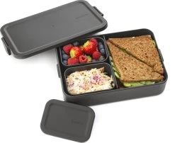 Brabantia Make & Take Bento Lunchbox Incl Bentobox - Large - Kunststof - Dark Grey 34 Brabantia Make & Take Bento Lunchbox Incl Bentobox - Large - Kunststof - Dark Grey -Brabantia 1200x979