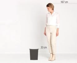 Brabantia Built-in-Bin Prullenbak - 10 L - Black -Brabantia 1200x988