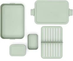 Brabantia Make & Take Bento Lunchbox Incl Bentobox- Large - Kunststof - Jade Green 25 Brabantia Make & Take Bento Lunchbox Incl Bentobox- Large - Kunststof - Jade Green -Brabantia 1200x996