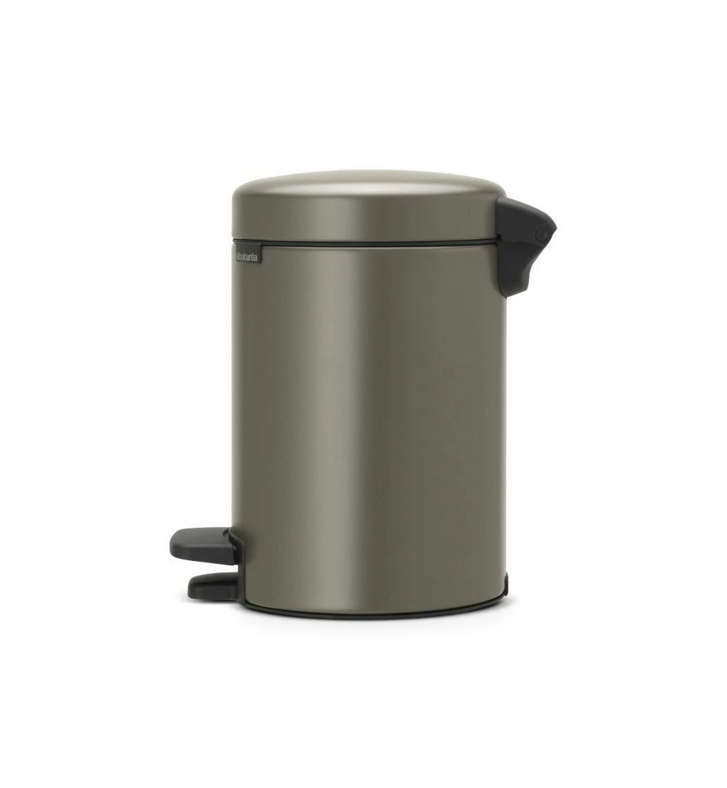 Brabantia Pedaalemmer Newlcon 3 Liter Platinum 4 Brabantia Pedaalemmer Newlcon 3 Liter Platinum - Afbeelding 2
