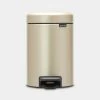 Brabantia Pedaalemmer Newlcon 3 Liter Champagne 2 Brabantia Pedaalemmer Newlcon 3 Liter Champagne -Brabantia 304408