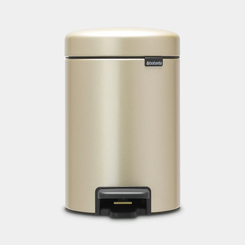 Brabantia Pedaalemmer Newlcon 3 Liter Champagne 3 Brabantia Pedaalemmer Newlcon 3 Liter Champagne