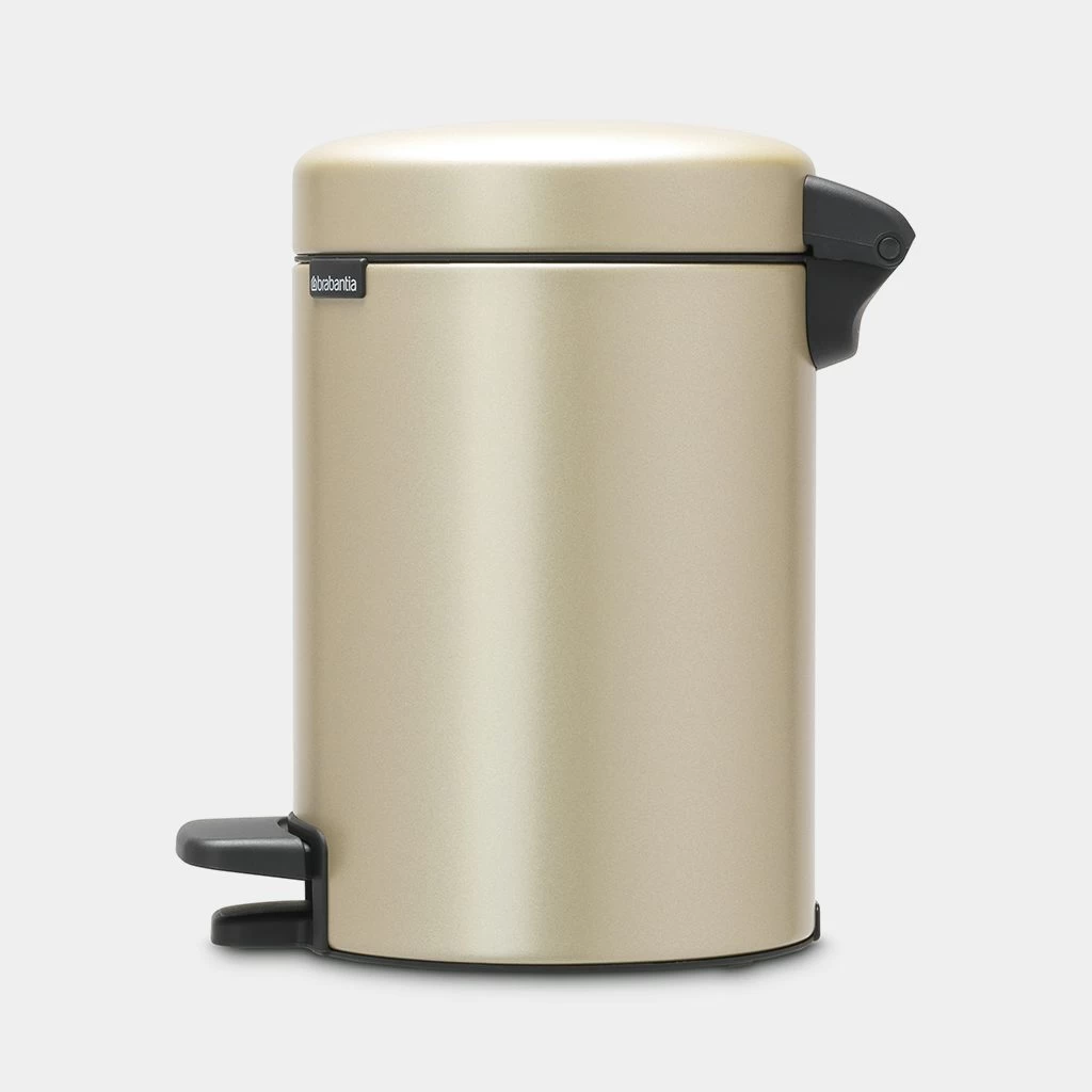 Brabantia Pedaalemmer Newlcon 3 Liter Champagne 6 Brabantia Pedaalemmer Newlcon 3 Liter Champagne - Afbeelding 4